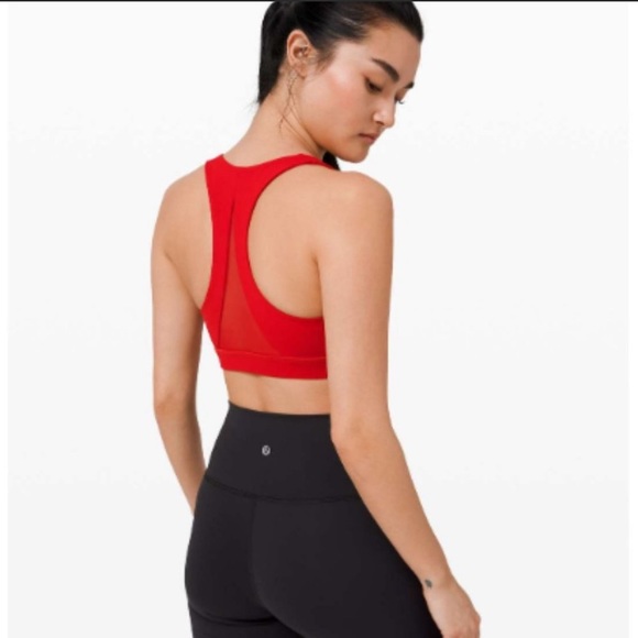 Lululemon invigorate bra red 4 NWT - Picture 3 of 6